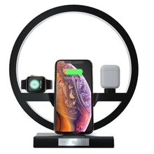 將圖片載入圖庫檢視器 Fast Wireless Charger Dock for iPhone 11 Pro Max for LED Lamp