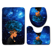將圖片載入圖庫檢視器 Star Girl Prited Bathroom Non-Slip Pedestal Rug Lid Toilet Cover Bath Mat