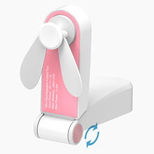 將圖片載入圖庫檢視器 Usb Pocket Fold Fans Electric Portable Hold Small Fans