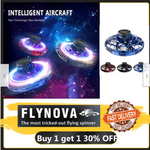 將圖片載入圖庫檢視器 hand mini flying toy Gyro rotor drone UFO led fidget finger spinner Rotary