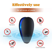 將圖片載入圖庫檢視器 Ultrasonic Pest Repeller Mosquito Killer Electronic Repellent