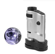 將圖片載入圖庫檢視器 Mini Microscope Handheld Portable Microscope with LED Light