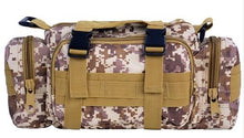 將圖片載入圖庫檢視器 Multi-function Practical Waist Pack  Handlebar military Camouflage Shoulder Bag