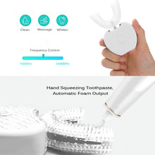 將圖片載入圖庫檢視器 Intelligent Auto Ultrasonic Electric Toothbrush 360 Degrees Toothbrush U-Shape