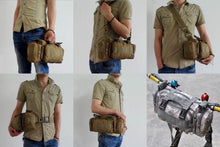 將圖片載入圖庫檢視器 Multi-function Practical Waist Pack  Handlebar military Camouflage Shoulder Bag