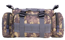 將圖片載入圖庫檢視器 Multi-function Practical Waist Pack  Handlebar military Camouflage Shoulder Bag