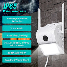 將圖片載入圖庫檢視器 Multifunctional WIFI Wireless Surveillance Outdoor Wall Light Webcam