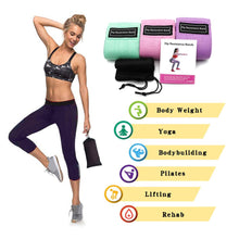 將圖片載入圖庫檢視器 Resistance Bands 3-Piece Set Fitness Rubber Bands Expander Elastic Band