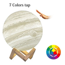 將圖片載入圖庫檢視器 3D Print Moon lamp USB Rechargeable Dimmable LED Full Moon lamp