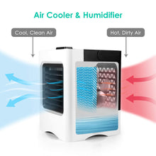 將圖片載入圖庫檢視器 Rechargeable Portable Air Conditioner USB Mini Air Cooler Humidifier