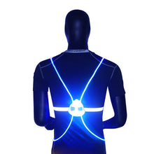 將圖片載入圖庫檢視器 LED Flash Driving Vest High Visibility Night Running Cycling