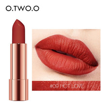 將圖片載入圖庫檢視器 Matte Lipstick Nude Brown Red Lips Makeup Velvet Silky Smooth Texture Long Lasting Waterproof Lipstick