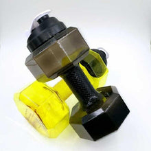 將圖片載入圖庫檢視器 2.5L Dumbbells Shaped Plastic Big Large Capacity Gym Outdoor Sports Water Bottle