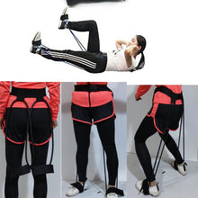 將圖片載入圖庫檢視器 Butt Legs Muscle Training Adjust Waist Belt Elastic Bands Pedal Exerciser