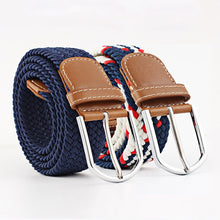 將圖片載入圖庫檢視器 Men Women Belt Striped Elastic