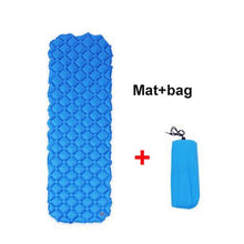 將圖片載入圖庫檢視器 Outdoor Camping Pad Waterproof Inflatable Mattress Cushion for Backpacking Hiking Travel
