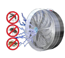 將圖片載入圖庫檢視器 Summer Solar Powered Mosquito Killer Lamps Buzz UV Lamp Light