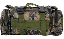 將圖片載入圖庫檢視器 Multi-function Practical Waist Pack  Handlebar military Camouflage Shoulder Bag