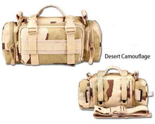將圖片載入圖庫檢視器 Multi-function Practical Waist Pack  Handlebar military Camouflage Shoulder Bag