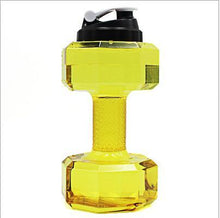 將圖片載入圖庫檢視器 2.5L Dumbbells Shaped Plastic Big Large Capacity Gym Outdoor Sports Water Bottle