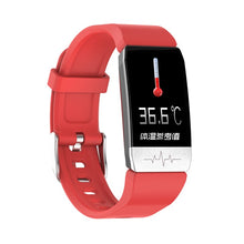 將圖片載入圖庫檢視器 Smart Watch Band With Temperature Immune Measure ECG Heart Rate Blood Pressure Monitor