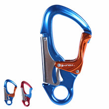 將圖片載入圖庫檢視器 Outdoor Rock Climbing Carabiner 30KN Mountaineering downhill Safety hook