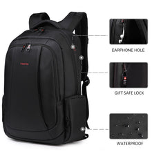 將圖片載入圖庫檢視器 Anti Theft Nylon 27L Men 15.6 inch Laptop Backpacks