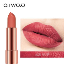 將圖片載入圖庫檢視器 Matte Lipstick Nude Brown Red Lips Makeup Velvet Silky Smooth Texture Long Lasting Waterproof Lipstick