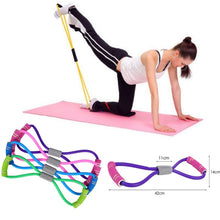 將圖片載入圖庫檢視器 Rope Workout Muscle Fitness Rubber Elastic Bands for Sports Exercise