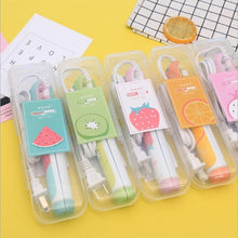 將圖片載入圖庫檢視器 Mini Hair Straightener Fruit Small Ceramic Hair Curling Iron