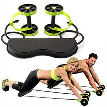 將圖片載入圖庫檢視器 Muscle Exercise Fitness Equipment Double Wheel Abdominal