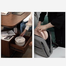 將圖片載入圖庫檢視器 Telescopic Folding Table Fan Multi-Function Desktop USB Charging Fan Adjustable Angle