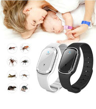 將圖片載入圖庫檢視器 Ultrasonic Anti Mosquito Insect Pest Bugs Bracelet
