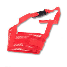 將圖片載入圖庫檢視器 Pet Dog Adjustable Mask Bark Bite Mesh Mouth Muzzle