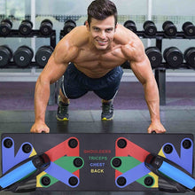 將圖片載入圖庫檢視器 Push Up Rack Board Men Women Comprehensive Fitness Exercise Push-up Stands Body Building Training