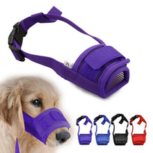將圖片載入圖庫檢視器 Pet Dog Adjustable Mask Bark Bite Mesh Mouth Muzzle