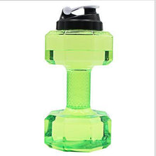 將圖片載入圖庫檢視器 2.5L Dumbbells Shaped Plastic Big Large Capacity Gym Outdoor Sports Water Bottle