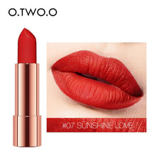 將圖片載入圖庫檢視器 Matte Lipstick Nude Brown Red Lips Makeup Velvet Silky Smooth Texture Long Lasting Waterproof Lipstick