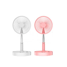 將圖片載入圖庫檢視器 Telescopic Folding Table Fan Multi-Function Desktop USB Charging Fan Adjustable Angle