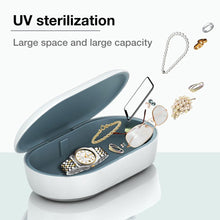 將圖片載入圖庫檢視器 UV Light Phone Sterilizer Box Mobile Phone Wireless Charging Cleaner