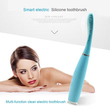 將圖片載入圖庫檢視器 USB Charging Hot Silicone Rechargeable Sonic Electric Toothbrush
