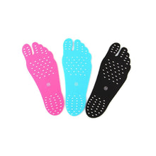 將圖片載入圖庫檢視器 Foot Shoes Stick on Soles Sticky Pads Waterproof Hypoallergenic Adhesive Feet Pad