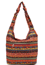 將圖片載入圖庫檢視器 Hippy Style Sling Cross Body Shoulder Messenger Multi Color Bag