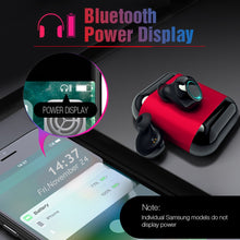 將圖片載入圖庫檢視器 Wireless Earphones Stereo Headset Bluetooth Earphone with Mic and Charging Box