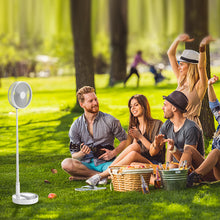 將圖片載入圖庫檢視器 Telescopic Folding Table Fan Multi-Function Desktop USB Charging Fan Adjustable Angle