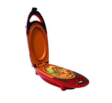 將圖片載入圖庫檢視器 Red Pan Copper Pan 5 Minute Chef Non Stick Copper