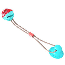 將圖片載入圖庫檢視器 Pet Molar Bite Toy Interactive Fun Pet Leakage Food Toys With Suction Cup Ball Toy