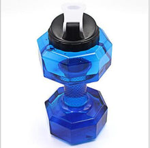 將圖片載入圖庫檢視器 2.5L Dumbbells Shaped Plastic Big Large Capacity Gym Outdoor Sports Water Bottle