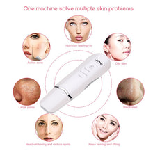 將圖片載入圖庫檢視器 Ultrasonic Facial Skin Scrubber Ion Deep Face Cleaning Peeling Rechargeable