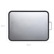 將圖片載入圖庫檢視器 Double-sided Cutting Board Stainless Steel Household Anti-mold Board Kitchen Kneading Cutting Board